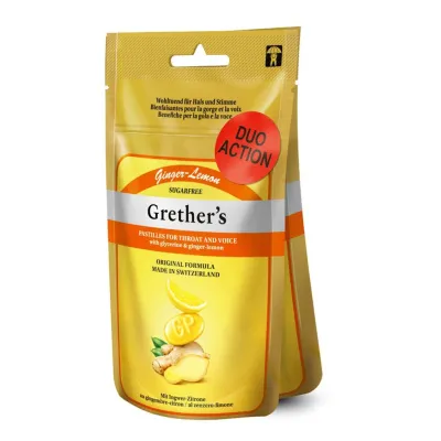 GRETHERS Ginger Lemon Past o Z DUO 2 Btl 110 g GRETHERS Ginger Lemon Past o Z DUO 2 Btl 110 g