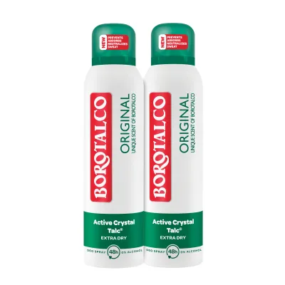 BOROTALCO Deo Original Spray 2 x 150 ml