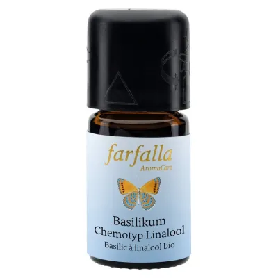 FARFALLA Basilikum CT Linalool Bio Grand Cru 5 ml