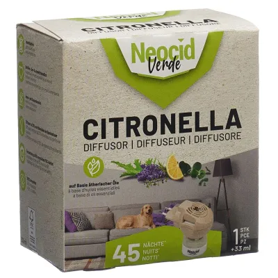 NEOCID VERDE Citronella mit Diffusor Fl 33 ml