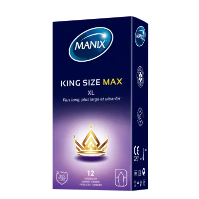 MANIX King Size Max Condoms XL 12 pcs