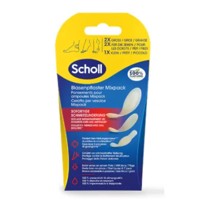 SCHOLL Blister Plaster Mixpack 5 Pieces