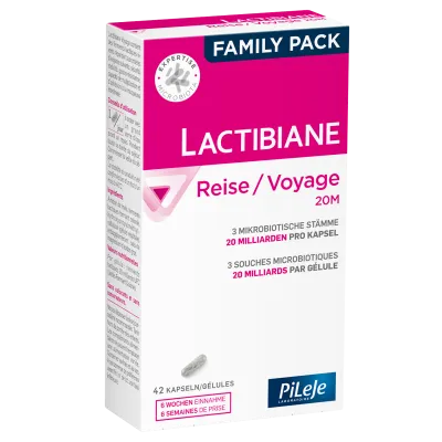 LACTIBIANE TRAVER PACK PACK CAPSULES 42 יחידות