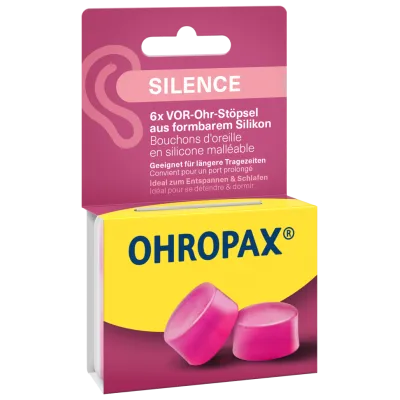 Ohropax oívelo silicona silencio 6 pcs