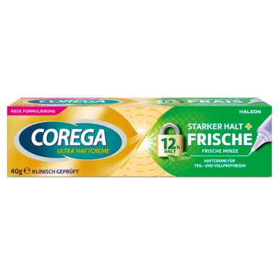 Corega Ultra Pick -Up Cream Strong Stop+Fresh 40 G