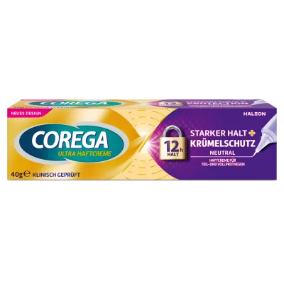 Corega Ultra Pick -Up Cream Strong Stop+Krümmels 40 G