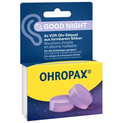 OHROPAX Ohrstöpsel Silicon Good Night 8 Stk
