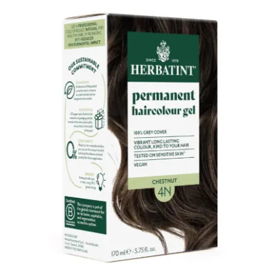 HERBATINT Haarfärbegel 4N Kastanienbraun Fl 170 ml HERBATINT Haarfärbegel 4N Kastanienbraun Fl 170 ml