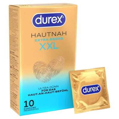 DUREX Hautnah Präservativ XXL 10 Stk DUREX Hautnah Präservativ XXL 10 Stk