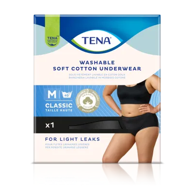 TENA Washable Cotton Classic M schwarz