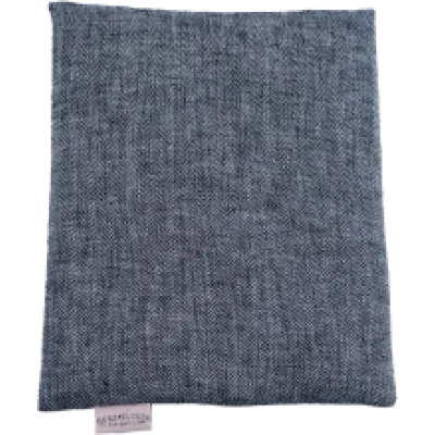 HERZZUCKER Raps Wärmekissen 26x21cm Leinen blau