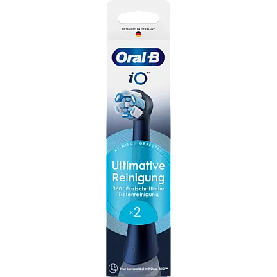 ORAL-B iO Ultimative Aufsteckbürste black 2 Stk