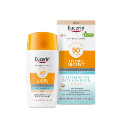 EUCERIN SUN Face Hydro Protect hell LSF50+ 50 ml