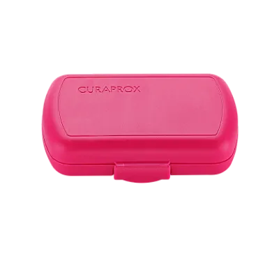 CURAPROX Travel Set magenta Box